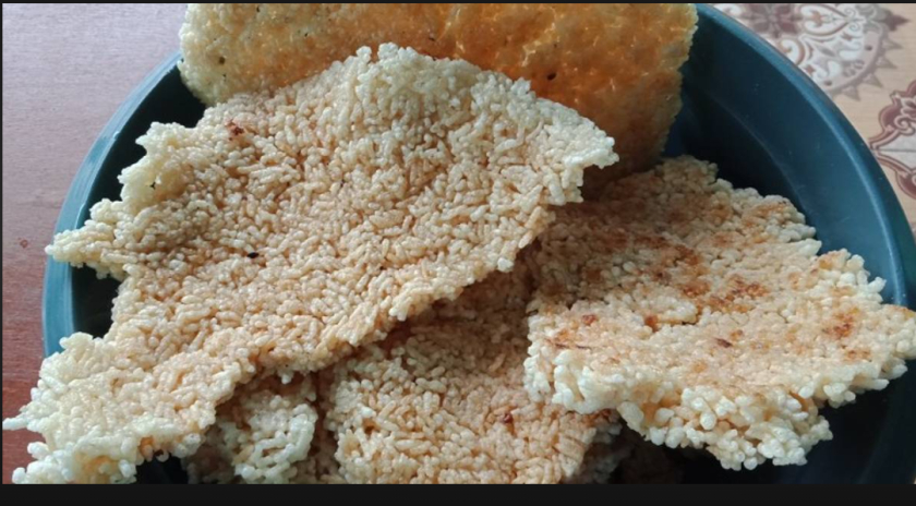 Intip goreng dan basreng