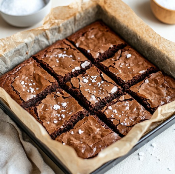 Fudgy Brownies, ayam bakar, es teh , buah potong