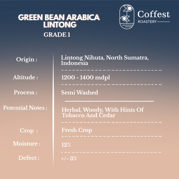 Green Bean Arabika Lintong 1kg