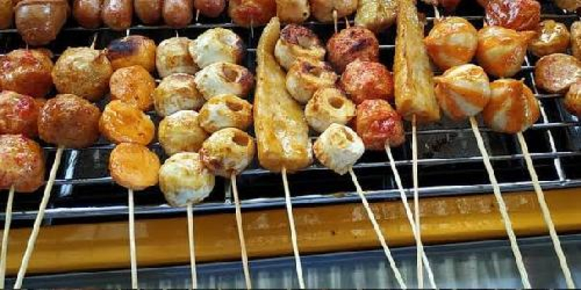 Bakso bakar dan minuman lainnya