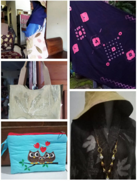 handmade tas, pakaian dll
