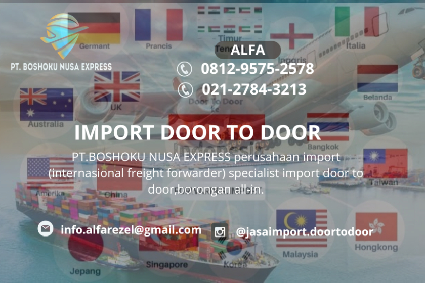 JASA IMPORT SELANDIA BARU DOOR TO DOOR WELLINGTON CITY TERPERCAYA
