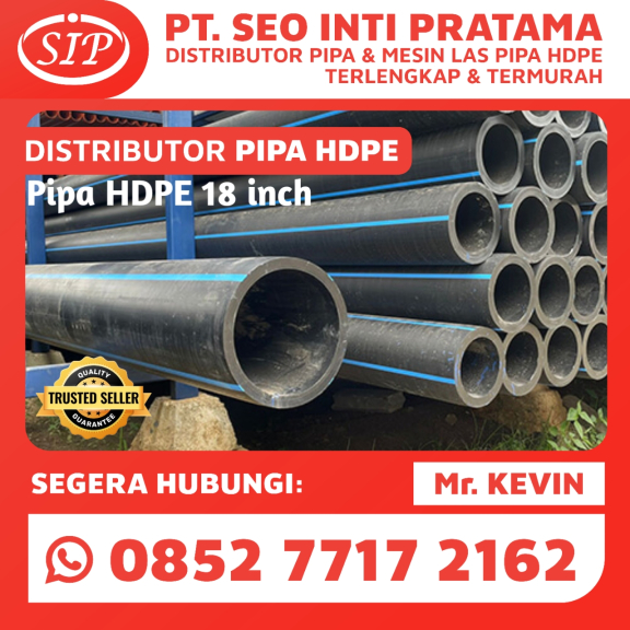 Pipa Hdpe Rucika 18 Inch 450 Mm Pn 16