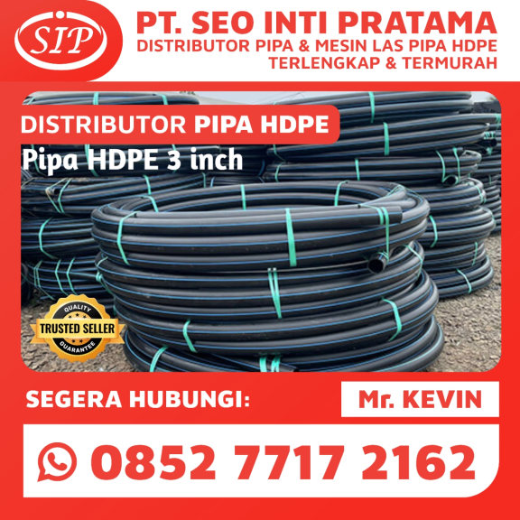 Pipa Hdpe Rucika 3 Inch 90 Mm Pn 16