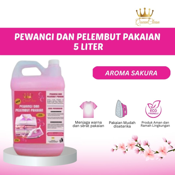 Pewangi dan Pelembut Pakaian 5 Liter