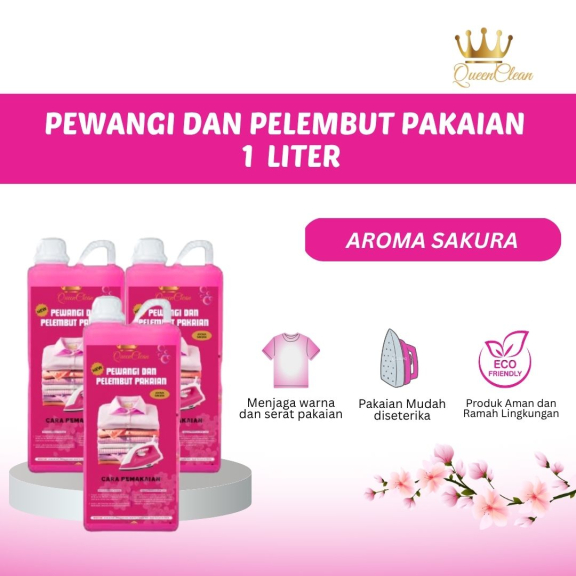 Pewangi dan Pelembut Pakaian 1 Liter