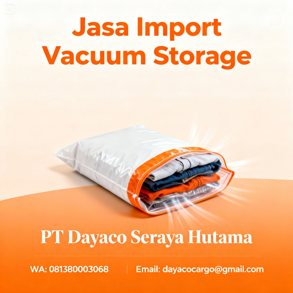Jasa Import Vacum Storage 081380003068 PT Dayaco Seraya Hutama