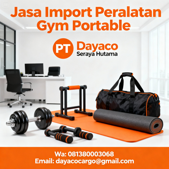 Jasa Import Peralatan Gym Portable 081380003068