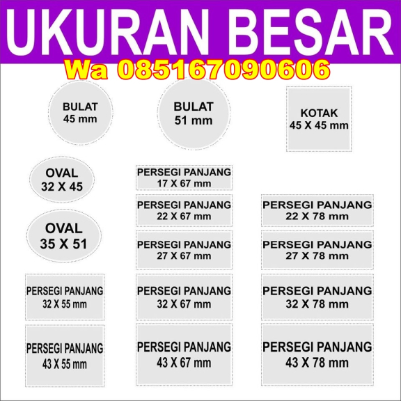 Wa 085167090606 Cetak Stempel Flash Logo Perusahaan Nama Jabatan Di Bahodopi Morowali