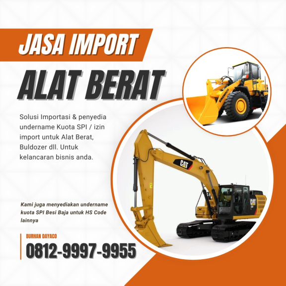 JASA IMPORT ALAT BERAT
