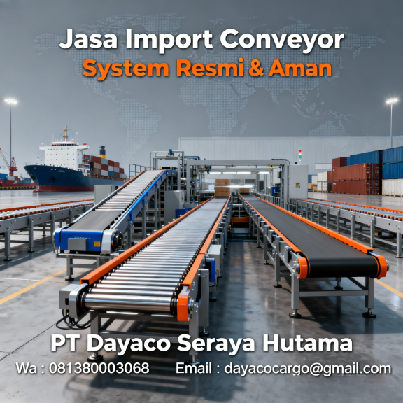 Jasa Import Conveyor System 081380003068 PT Dayaco