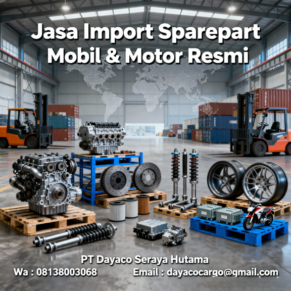 Jasa Import Spare Part Mobil Dan  Motor 081380003068 PT Dayaco