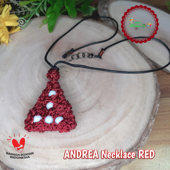 ANDREA Necklace RED 