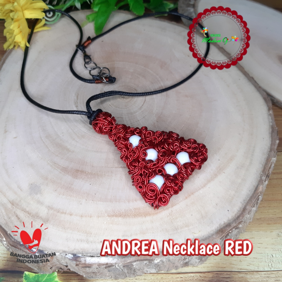 ANDREA Necklace RED 