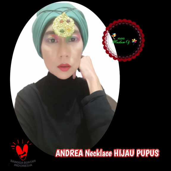 ANDREA Necklace HIJAU PUPUS 