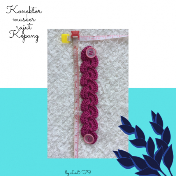 Konektor Masker Rajut Kepang