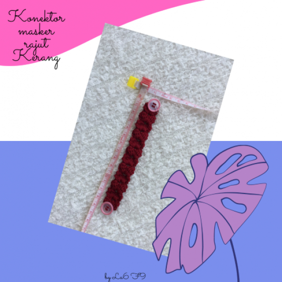 Konektor Masker Rajut Kerang