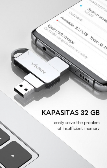 Flashdisk vivan micro USB  32GB