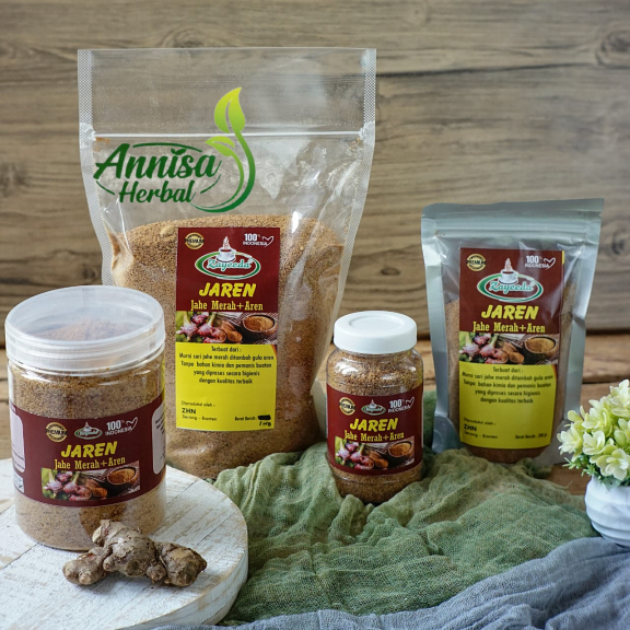 JAREN Jahe Merah Gula Aren 500gr