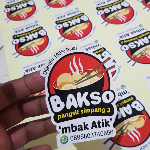 STICKER LABEL PRODUK KEMASAN