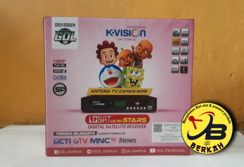 Instalasi / pemasangan antena parabola komplit. 