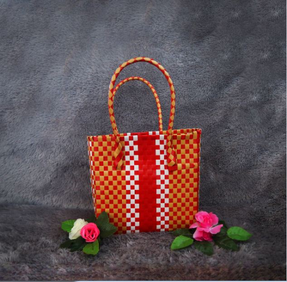 Tas Anyam Plastik Kaca
