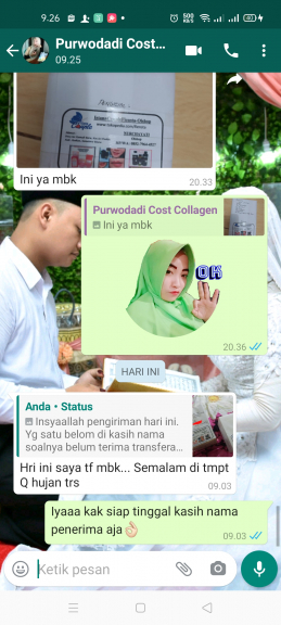 Paket lengkap cream collagen iginal super asli impt dari malaysia 