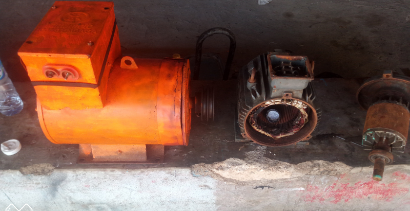 Perbaikan segala macam dinamo listrik. AC/DC