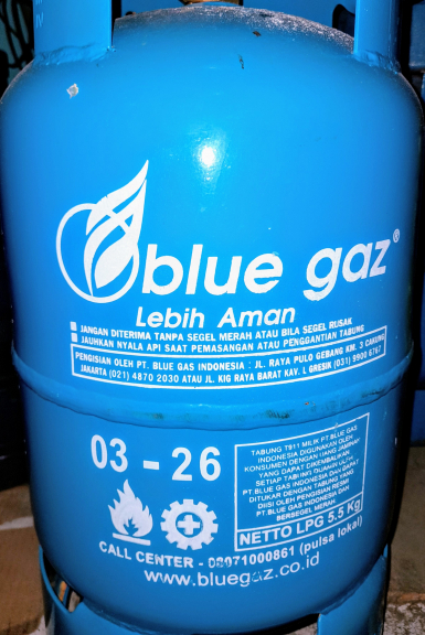 Blue gaz