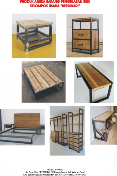 Aneka produksi pengelasan besi