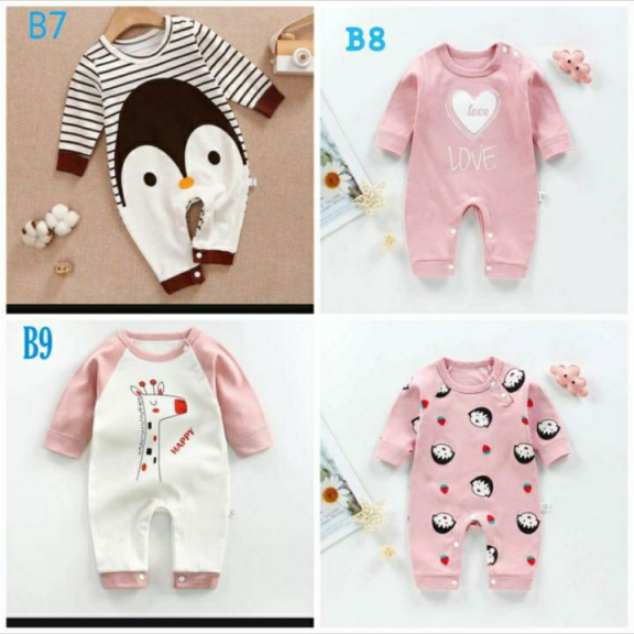 Baju jumper bayi 0~6 bulan 6~12 bulan 12~18 bulan