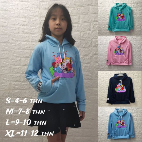 Grosir Jaket hoodie anak unisex