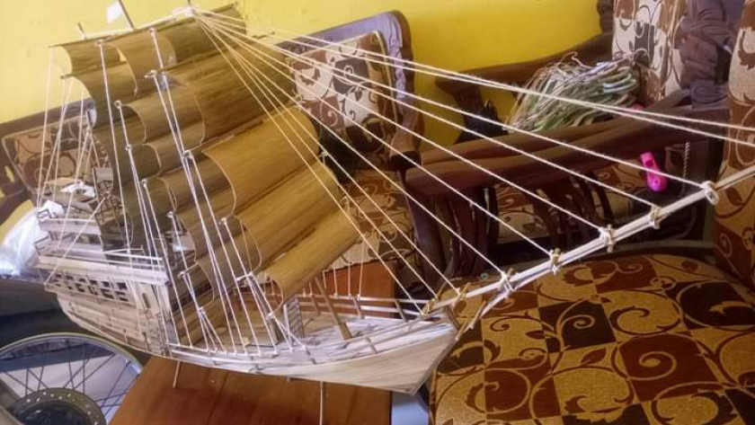 Kerajinan pipa once rokok bahan kayu tulang batok kelapa dll