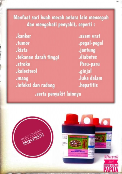 MINYAK BUAH MERAH PAPUA