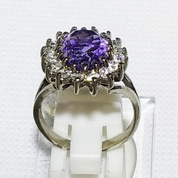 CINCIN WANITA BERMATAKAN BATU AMETHYST A-292