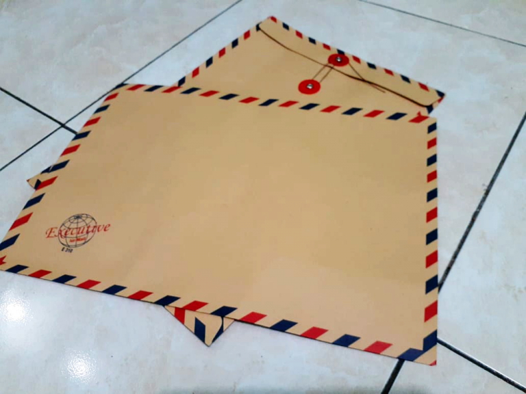 Amplop Coklat Ukuran Tali Kancing