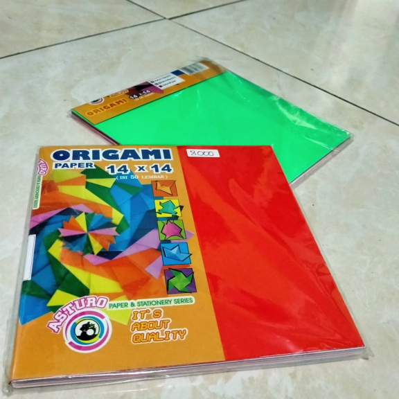Kertas Lipat Origami Warna Sedang