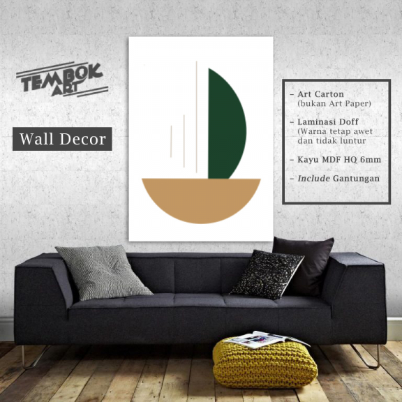 Poster Kayu Aesthetic - Home Decor