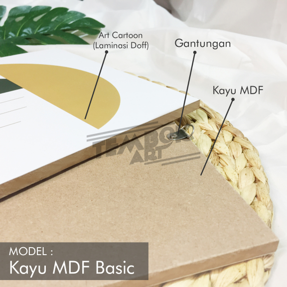 Poster Kayu Aesthetic - Home Decor