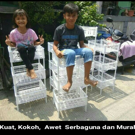 Rak Kranjang 4 Tier / Susun