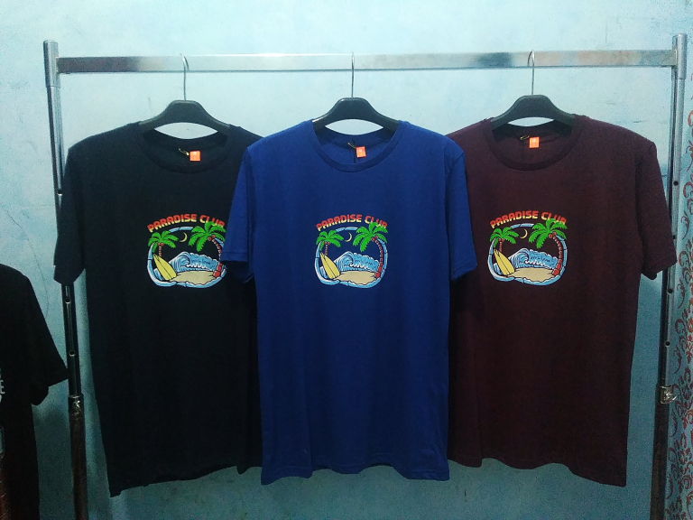 KAOS PRIA COTTON COMBED 30S LENGAN PENDEK