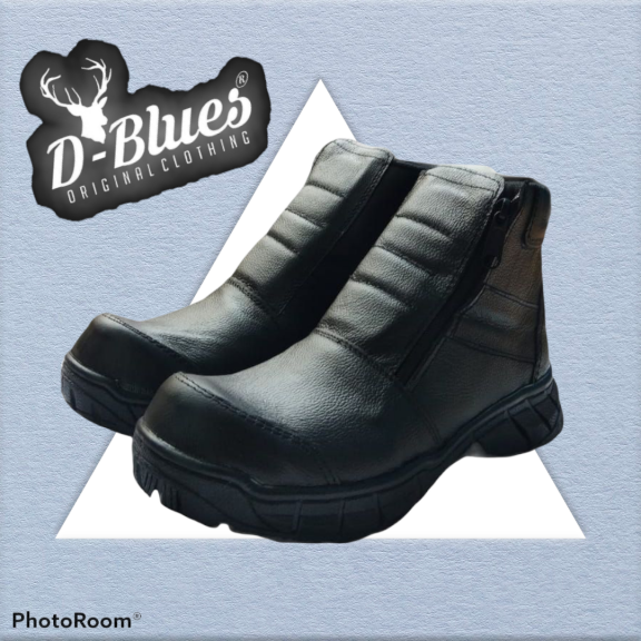 Sepatu Safety Boots  asli kulit