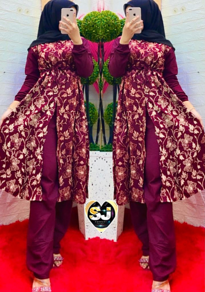 Baju Set Cel Rayon Tunik