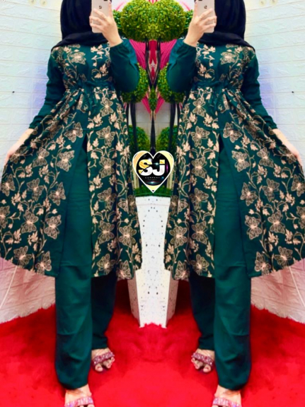 Baju Set Cel Rayon Tunik