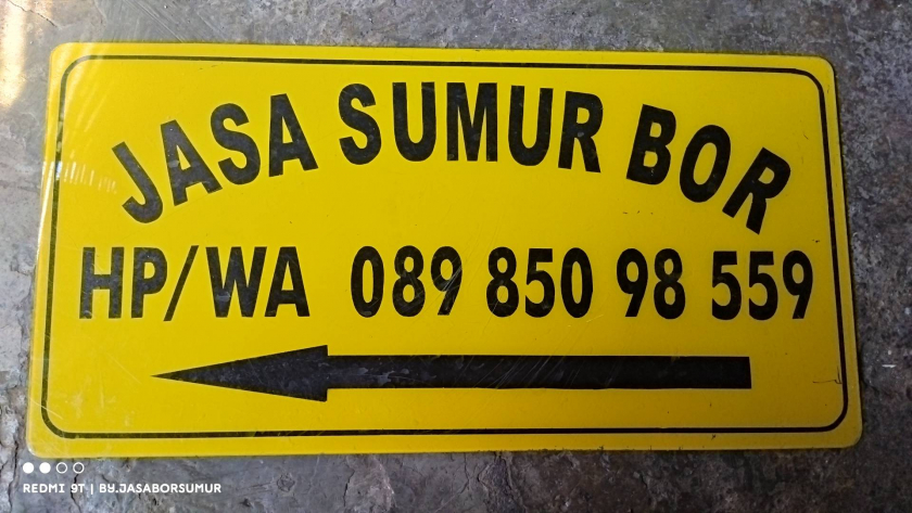 Jasa pembuatan sumur bor