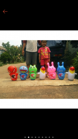 balon karakter tiup
