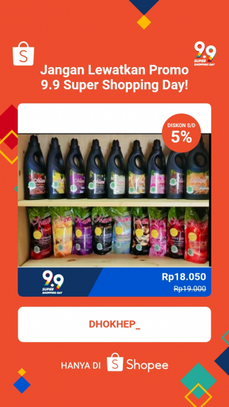 Pewangi laundry mawar super