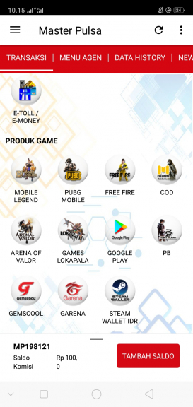 PULSA HP voucher dan token listrik