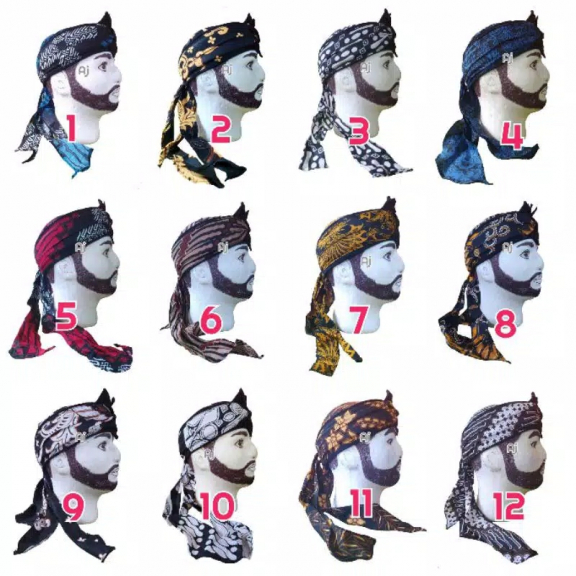 Iket udeng Jawa motif batik