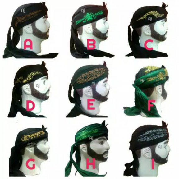 Iket udeng Jawa motif batik